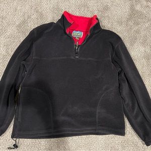 Black Quarter-Zip Fleece Jacket from Roundy Ridge Clothing